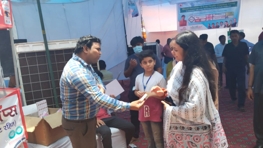 Health and Blood Donation Camp